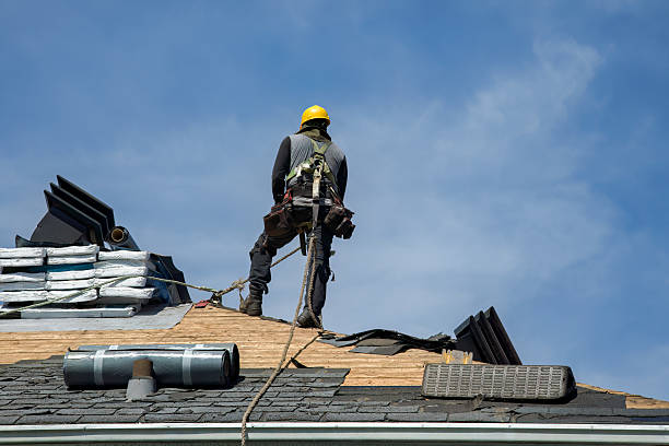 Professional Storm Damage Roof Repair technician working in Wadsworth, OH